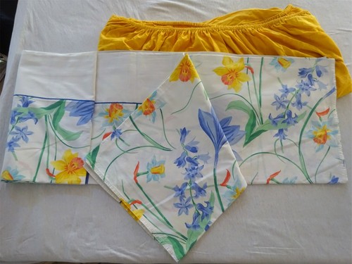 Parure lit drap plat - parure,