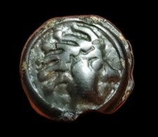 Senons, Potin A La Tête D'indien 