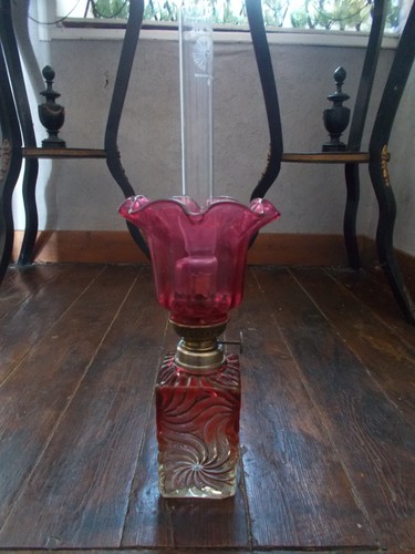 Lampe petrole cristal - petrole,