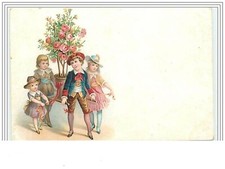 Enfants portant un rosier - 3355