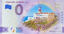 BILLET 0  EURO  CABO SAO VICENTE  PORTUGAL COULEUR 2022 NUMERO DIVERS