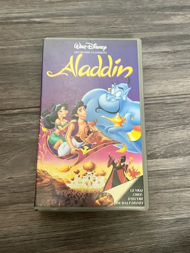 Cassette aladdin vhs secam - -,