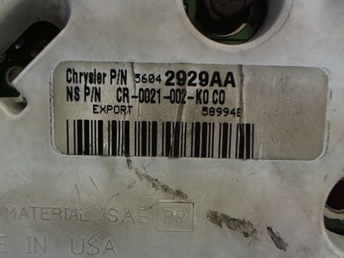 Compteur jeep grand cherokee - compteur, 1