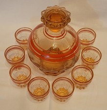 Service à liqueur Art Déco