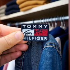 Écusson Tommy Hilfiger Original avec Thermocollant Au Dos