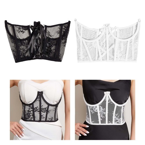 Corset dentelle ceinture - en,