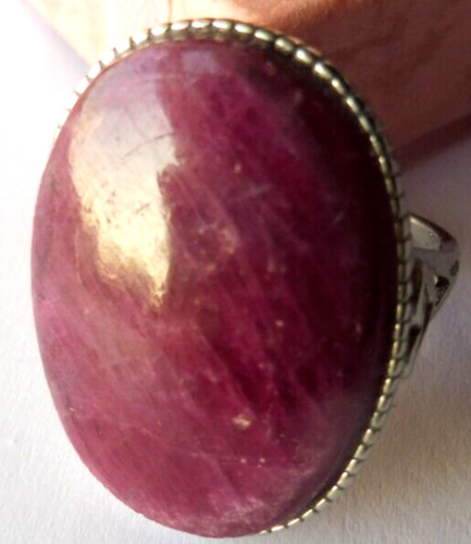 Bague rubis zoïsite - bague,
