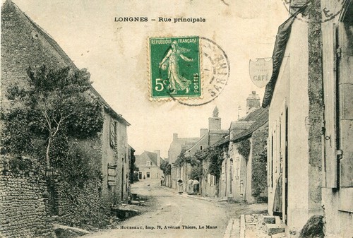 Carte longnes rue - carte,