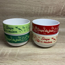 Lot 4 Bols à soupe francoise saget