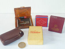 5 ANCIENNES BOITES ÉTUIS POUR