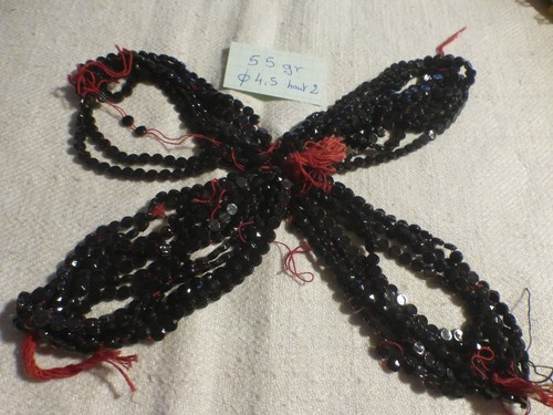 Perle navette ancienne - ancienne, en