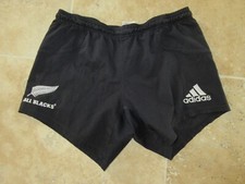 Short rugby ALL BLACKS NOUVELLE ZELANDE vintage ADIDAS noir New Zealand S