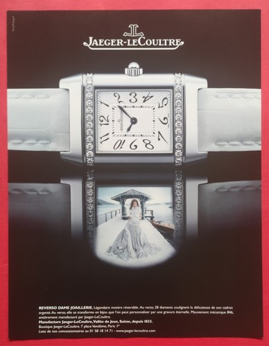 Publicité presse pour montre - presse,