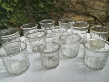 Lot ancien pot à confiture X