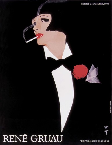 René gruau affiche - rené,