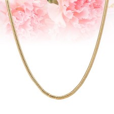  Collier classique de luxe doré pour homme, chaîne gourmette à maillons épais