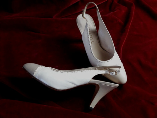 Escarpins chanel bride - escarpins, à