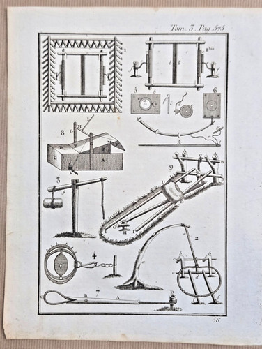 Gravure 1798 agriculture - gravure, :