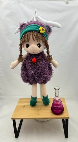 Poupée peluche violette - poupÉe,