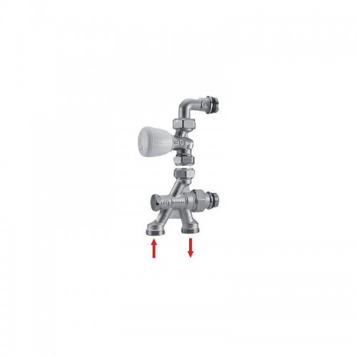 Robinet droit thermostatisable