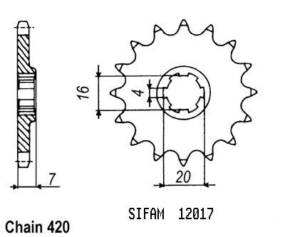 Pignon suzuki rmx 1997 - rmx, 1997-1998