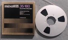 Bande magnétique audio Maxell 35-180 1100m avec bobine Alu