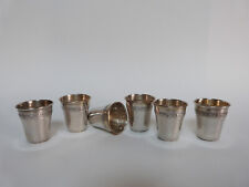 6 gobelets à liqueur en