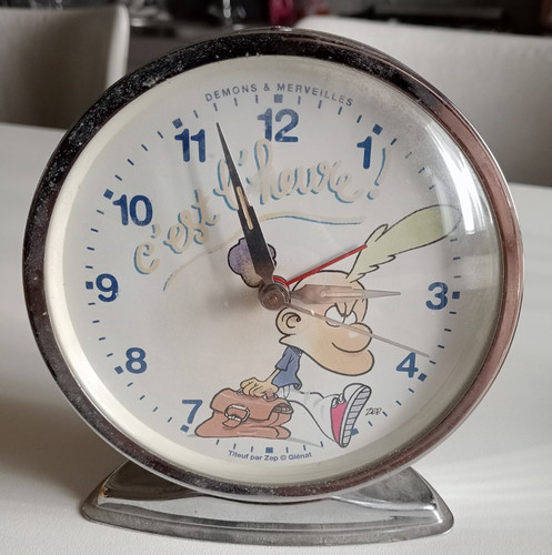 Ancien reveil titeuf par zep - ancien,