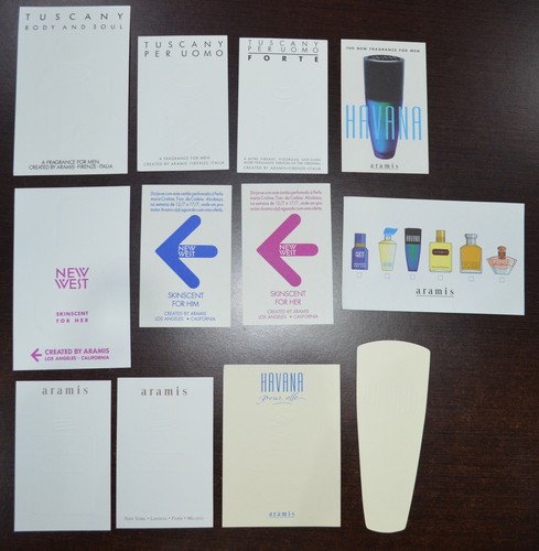 Lot cartes parfumées - cartes, &
