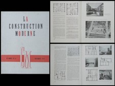 CONSTRUCTION MODERNE n°31 1947 LE HAVRE PERRET, LODS, LURCAT, ZURICH