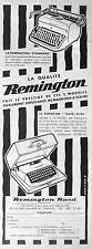 PUBLICITÉ REMINGTON MACHINE