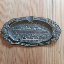 CENDRIER PAQUEBOT NORMANDIE - BOMBARDEMENT DU HAVRE EN 1944