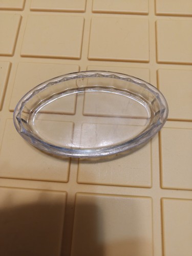 Sb6 clear crystal oval - crystal, relish