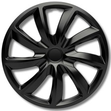 CACHES-ROUES BRILLANT NOIR &