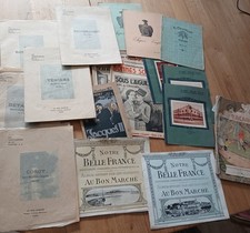 Lot vieux papiers : journaux, revues, peintures