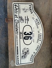 plaque rallye  Paris Côte