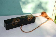 boite en bois laqué pour éventail de chine