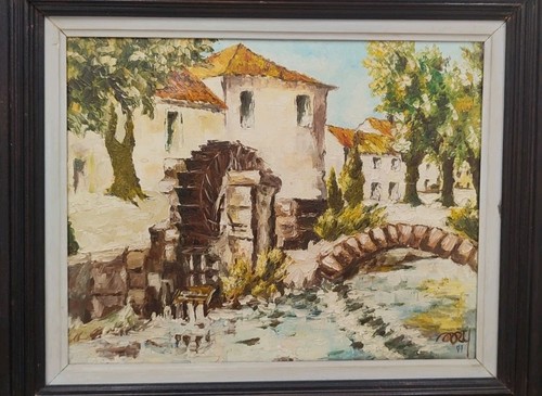 Peinture huile sur - huile,