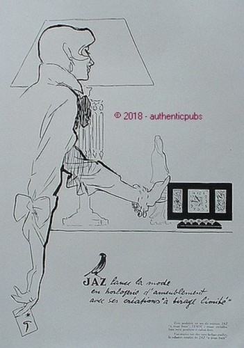 Publicite jaz pendulette - publicite,