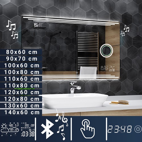 Miroir salle bain lumineux - salle,