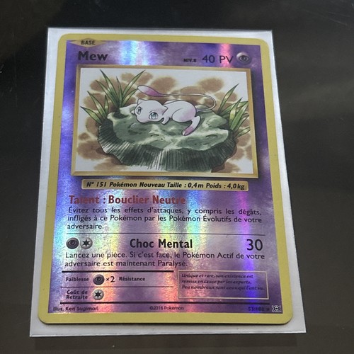 Carte pokémon mew holo - carte,