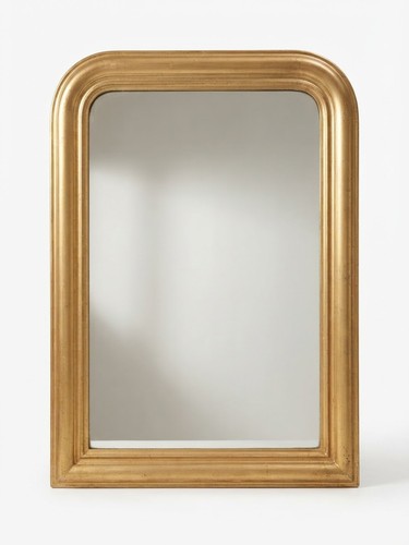 Miroir doré style louis - miroir,