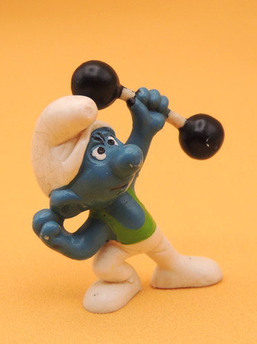 Figurine schtroumpfs costaud - schtroumpfs,