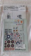 decals carpena P-47 thunderbolt 1ere partie 1/72 reference : 72.28