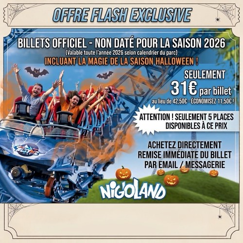 Billet non daté nigloland - billet,