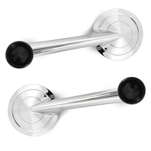 Door window handle - black, knob