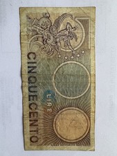 Ancien billet italien 500 Lire