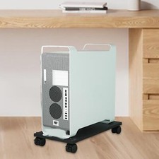 Support à roulettes en bois pour unité centrale de bureau Support à