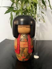 Kokeshi Sosaku Créative Kimono Signée Sumiya Koji