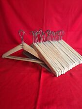 25 Ancien cintres en bois Idéal   Porte Habit Vintage 1950 1960